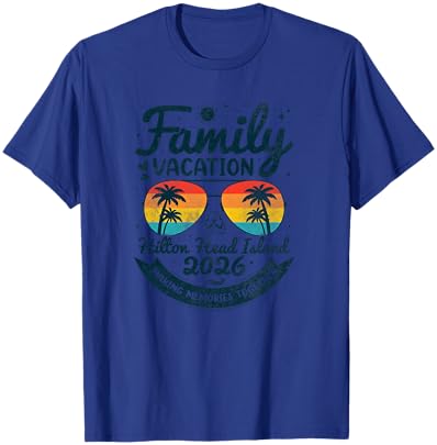 Family Vacation Hilton Head Island 2026 Vintage Group T-Shirt - T-Shirt | Royal