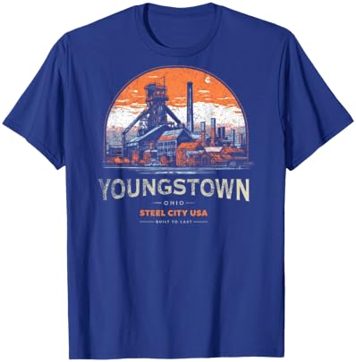 Hometown Pride - Youngstown Steel City USA T-Shirt - T-Shirt | Royal
