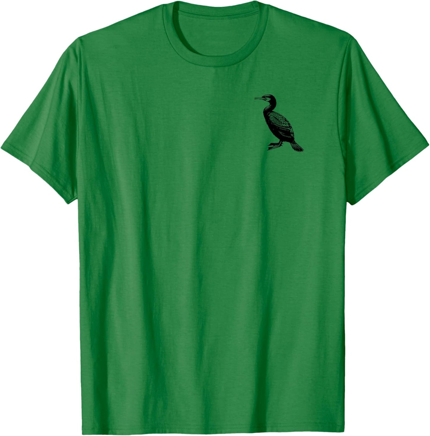 Cormorant Dad Mom Lover - Monochromatic Cormorant T-Shirt - T-Shirt | Irish Green
