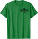 Whitefish Montana Vintage Distressed Front and Back T-Shirt - T-Shirt | Irish Green