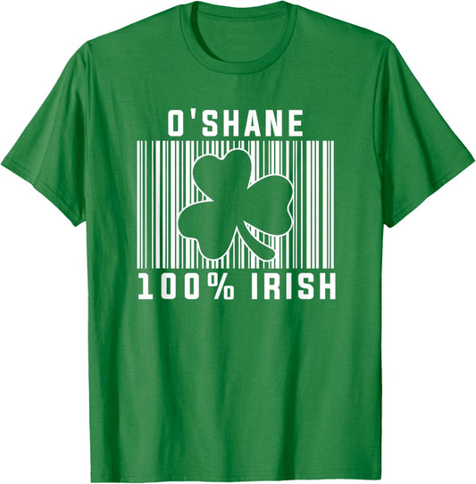 O'Shane Irish Family Name T-Shirt - T-Shirt | Irish Green