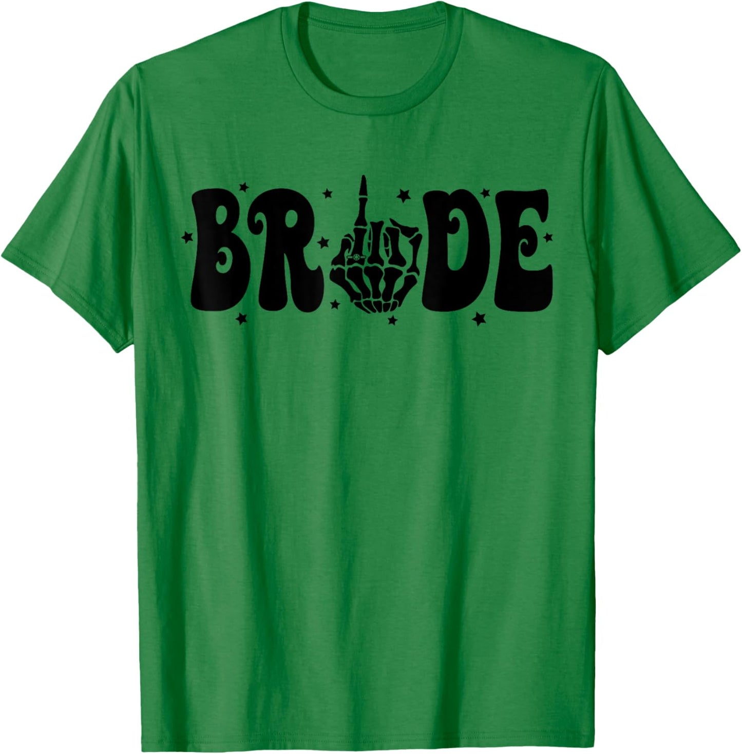 Let's Go Girls Team Bride Skeleton Gothic Bachelorette Party T-Shirt - T-Shirt | Irish Green