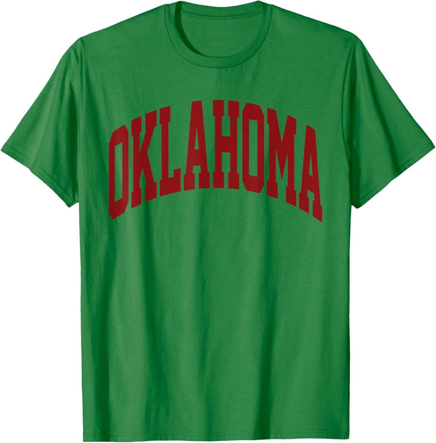Retro Oklahoma Throwback Souvenir Oklahoma Red Classic T-Shirt - T-Shirt | Irish Green