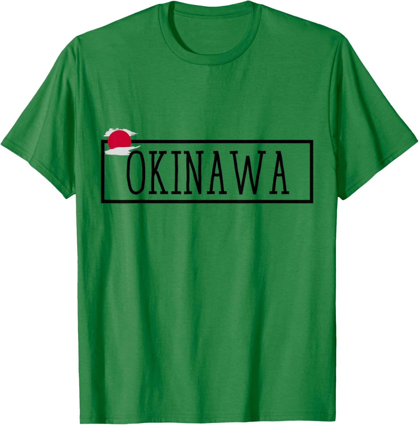 Okinawa Novelty City Japan Vacation Traveling Women Men T-Shirt - T-Shirt | Irish Green