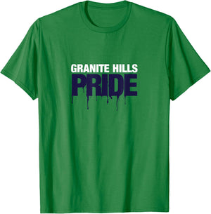Granite Hills High School PRIDE T-Shirt - T-Shirt | Irish Green