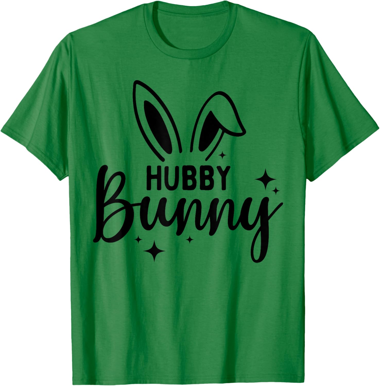Hubby Bunny Rabbits Happy Easter Fun Rabbit Bunnies Man T-Shirt - T-Shirt | Irish Green
