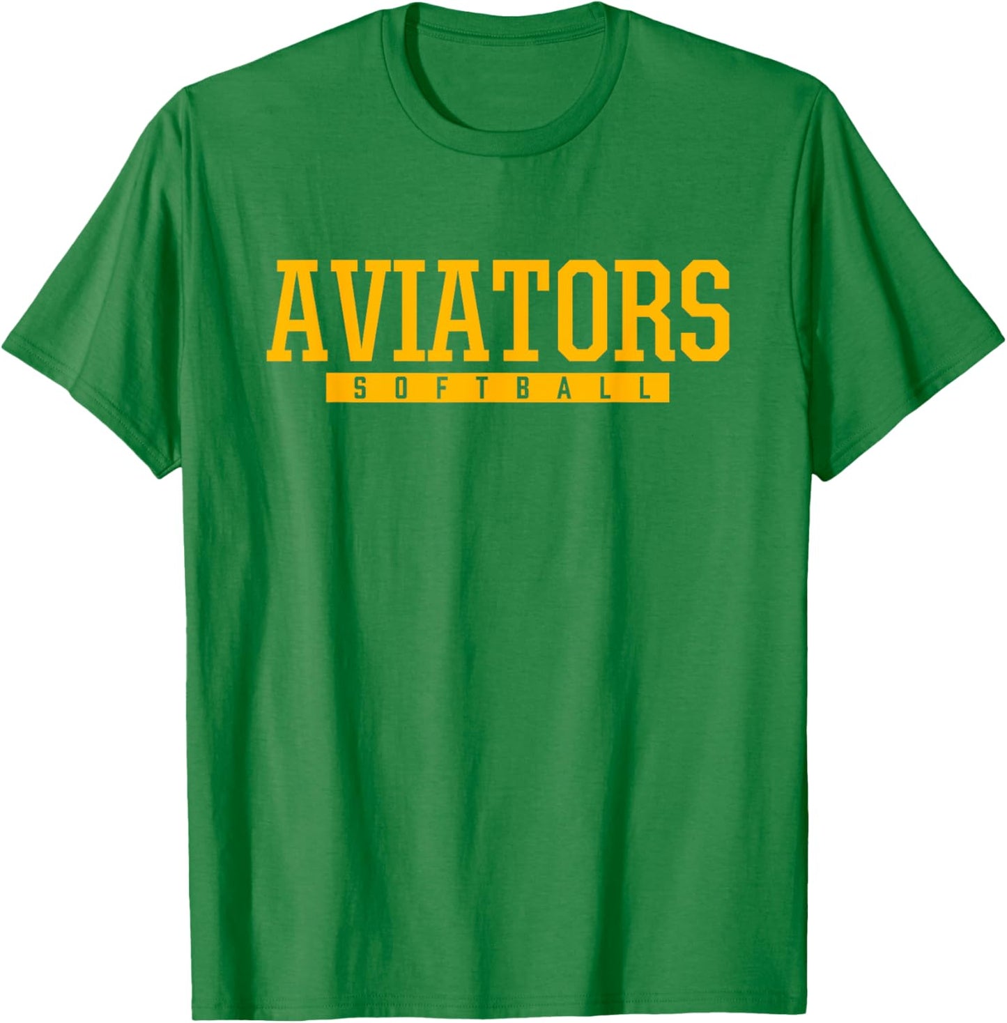 Sycamore Aviators Softball HS T-Shirt - T-Shirt | Irish Green
