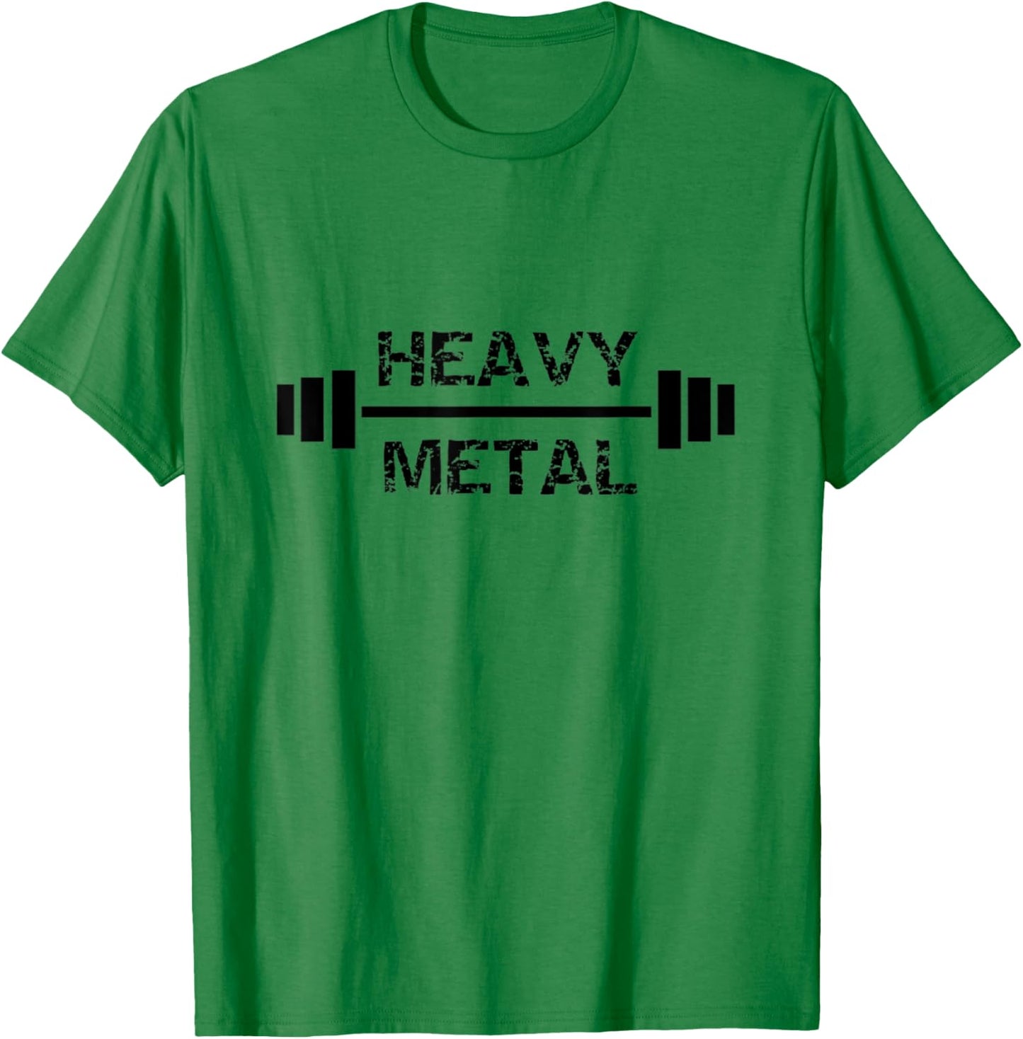 Heavy Metal Gym Fitness Weightlifting Bodybuilding T-Shirt - T-Shirt | Irish Green