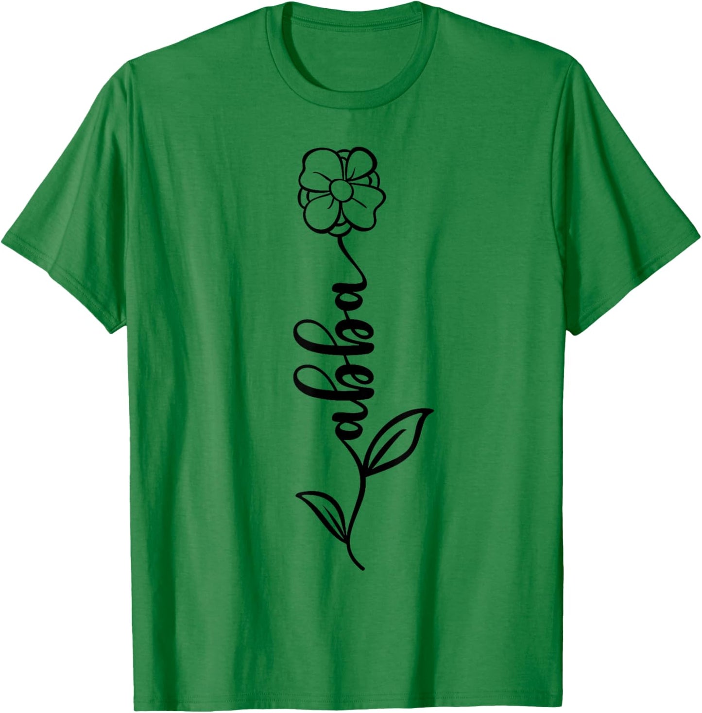 Abba Name Women Men Kids Abba Birthday Shirt Gift Abba Name T-Shirt - T-Shirt | Irish Green