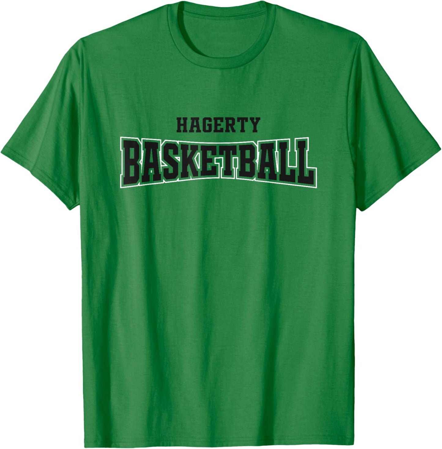 Hagerty High School Basketball Warp HS T-Shirt - T-Shirt | Irish Green