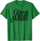 God Is Bigger Than Your Anxiety, Christian Retro T-Shirt - T-Shirt | Irish Green