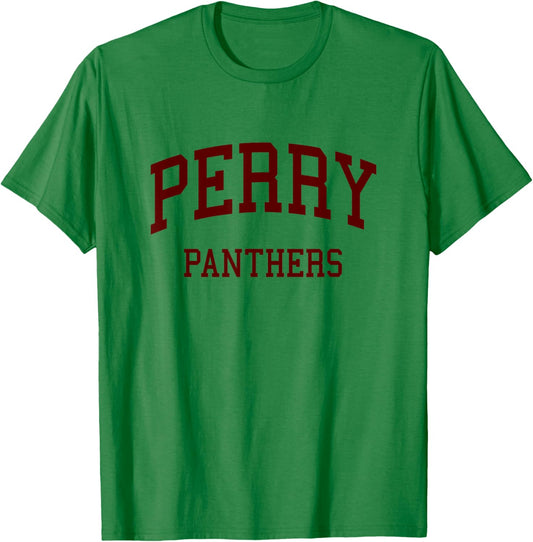 Perry High School HS Perry GA Retro T-Shirt - T-Shirt | Irish Green