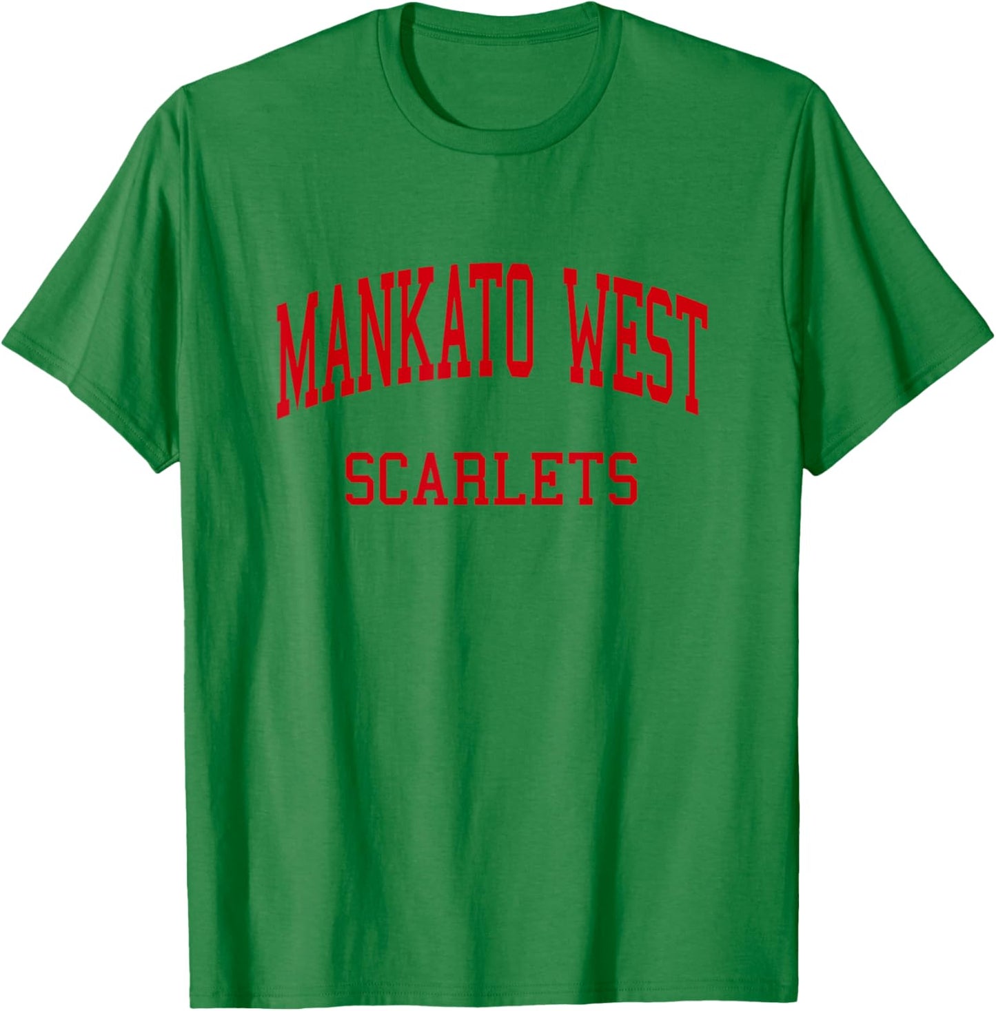 Mankato West High School HS Mankato MN Retro T-Shirt - T-Shirt | Irish Green