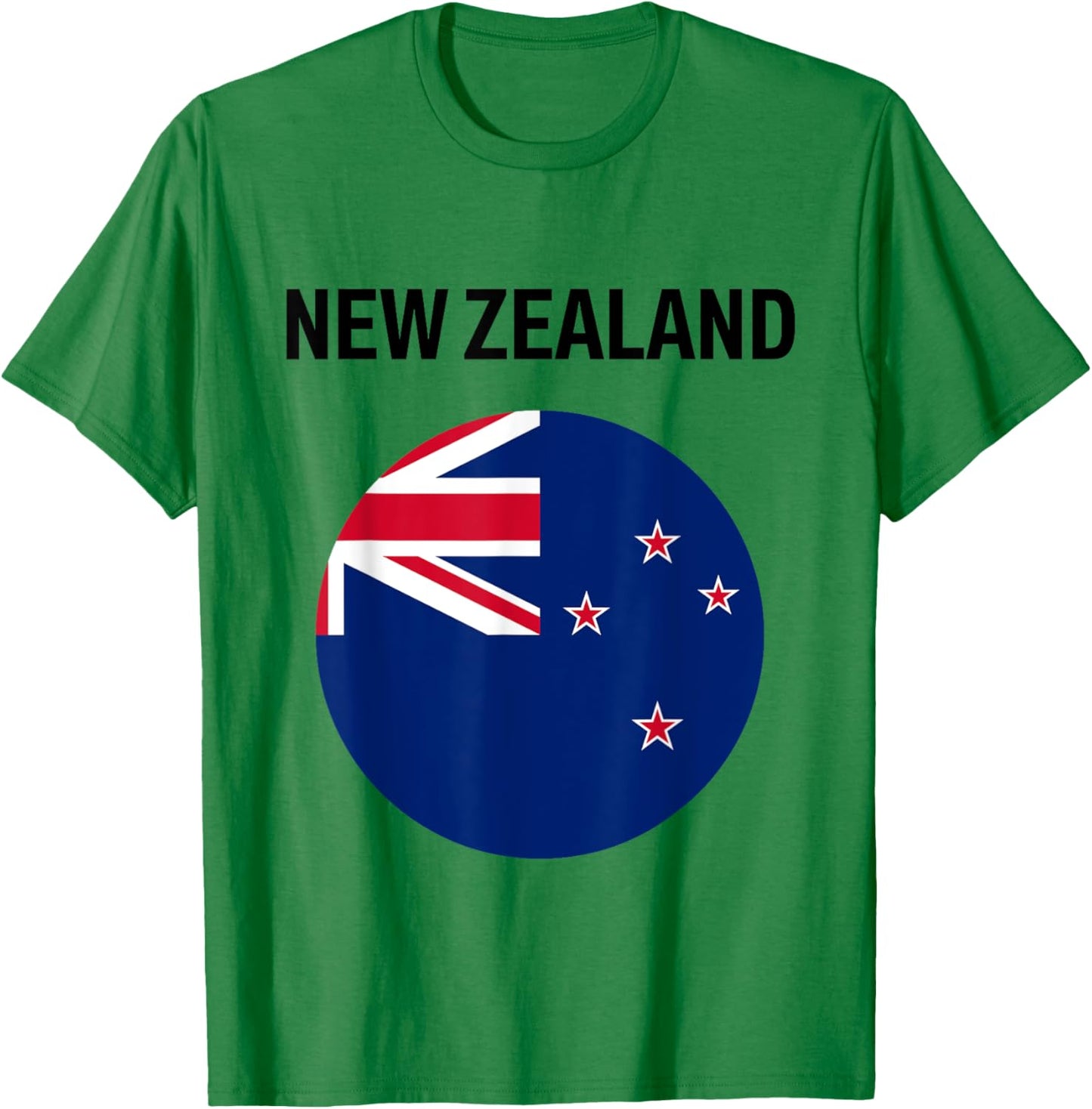 New Zealand Flag Modern T-Shirt - T-Shirt | Irish Green