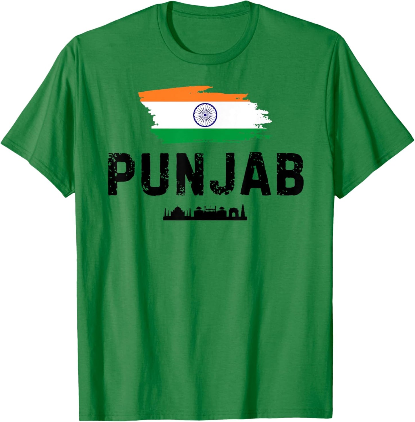 Novelty Punjab City India Traveling Vacations Women Men Dad T-Shirt - T-Shirt | Irish Green