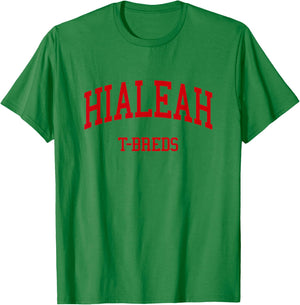 Hialeah High School HS Hialeah FL Retro T-Shirt - T-Shirt | Irish Green