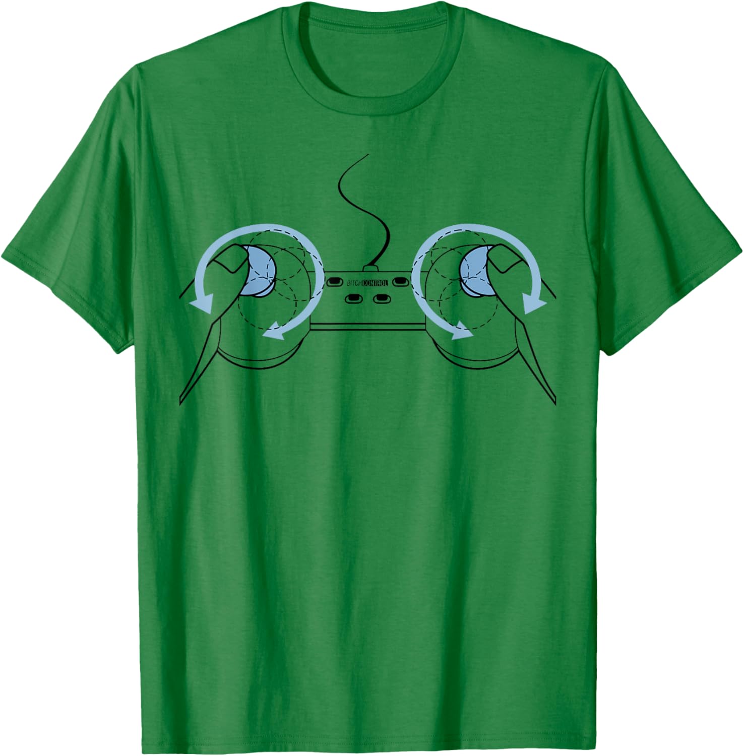 Boob Controller Fun T-Shirt - T-Shirt | Irish Green