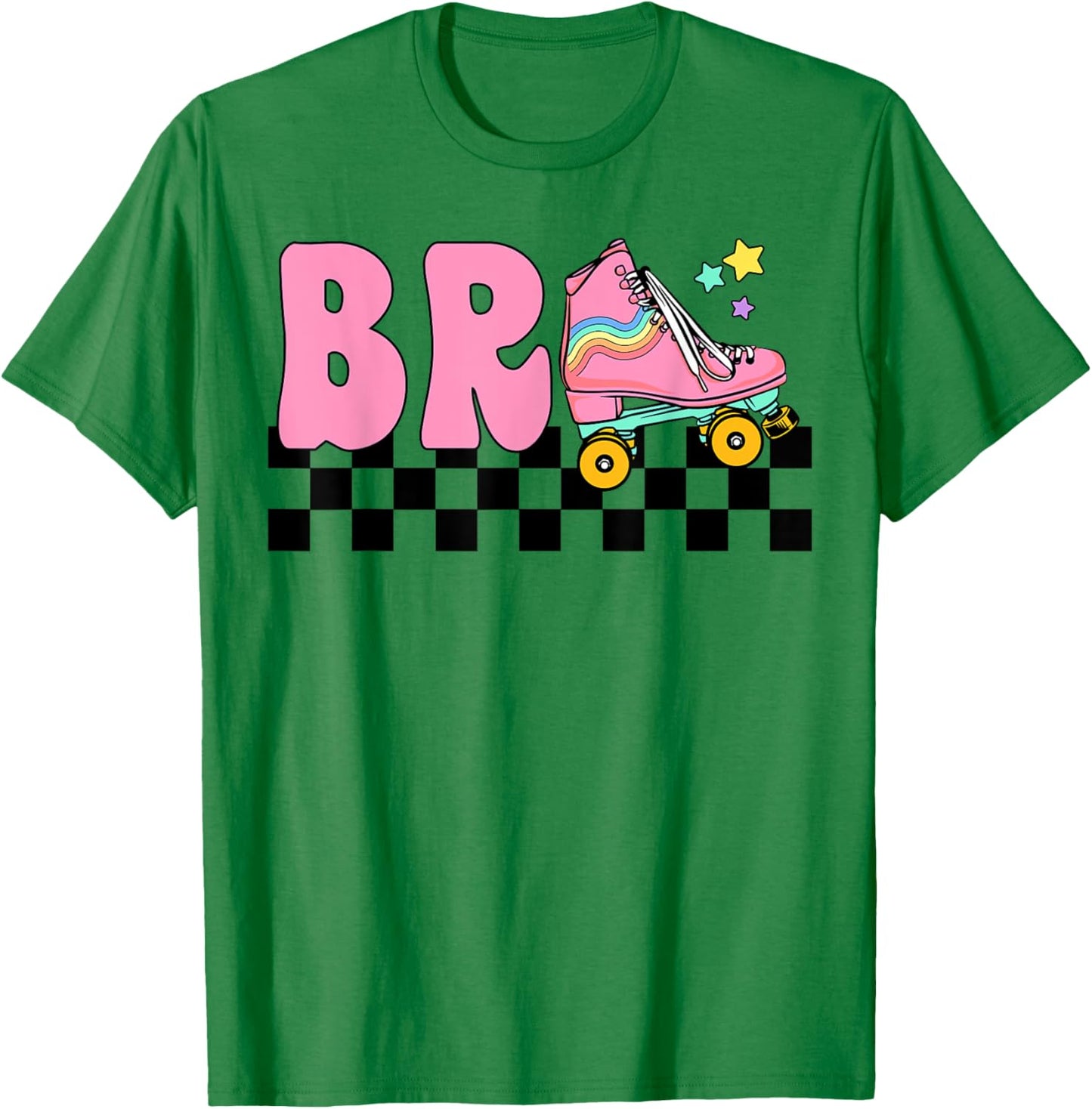 Brother Rolling Into Birthday Roller Skating Family Matching T-Shirt - T-Shirt | Irish Green
