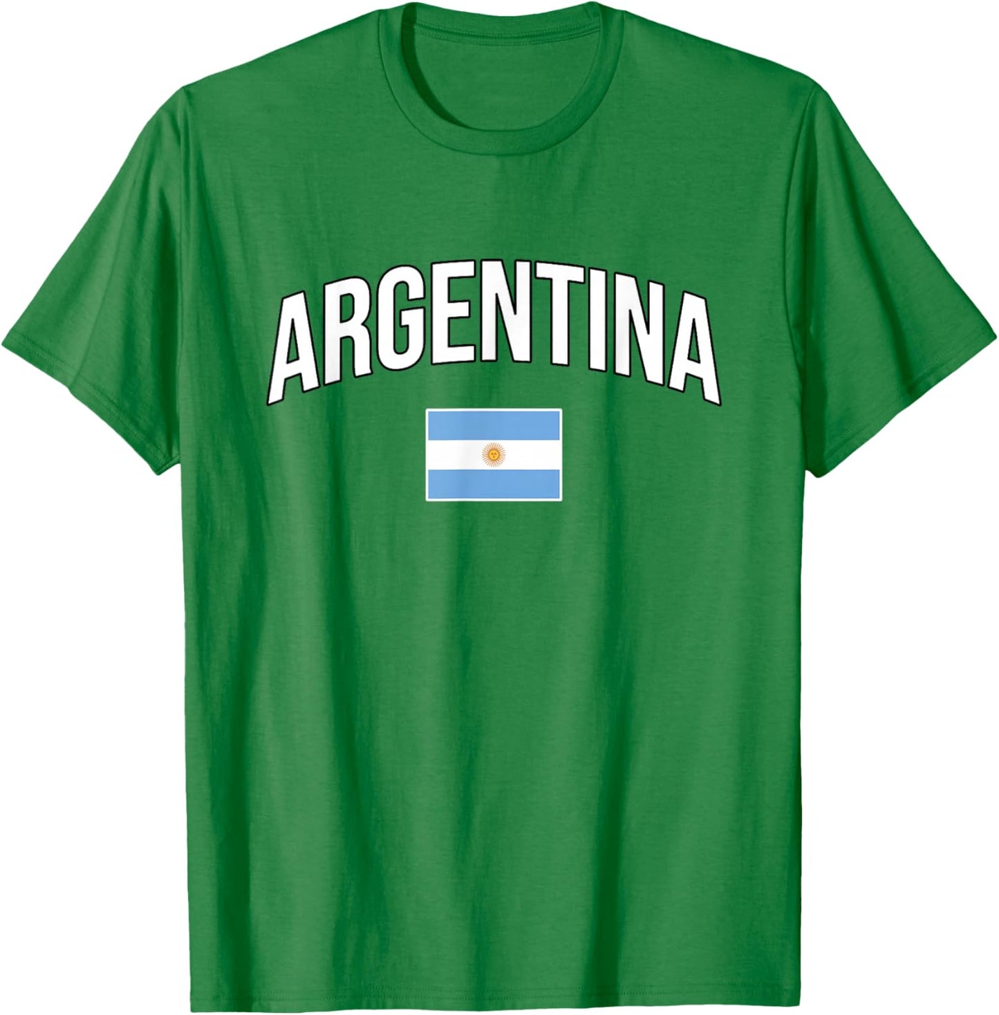 Argentina - Flag of Argentina - Throwback Design - Classic T-Shirt - T-Shirt | Irish Green