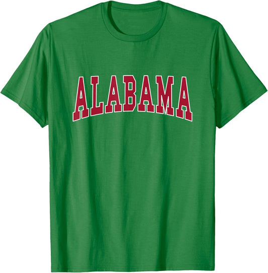 Alabama - Throwback Design - Classic T-Shirt - T-Shirt | Irish Green
