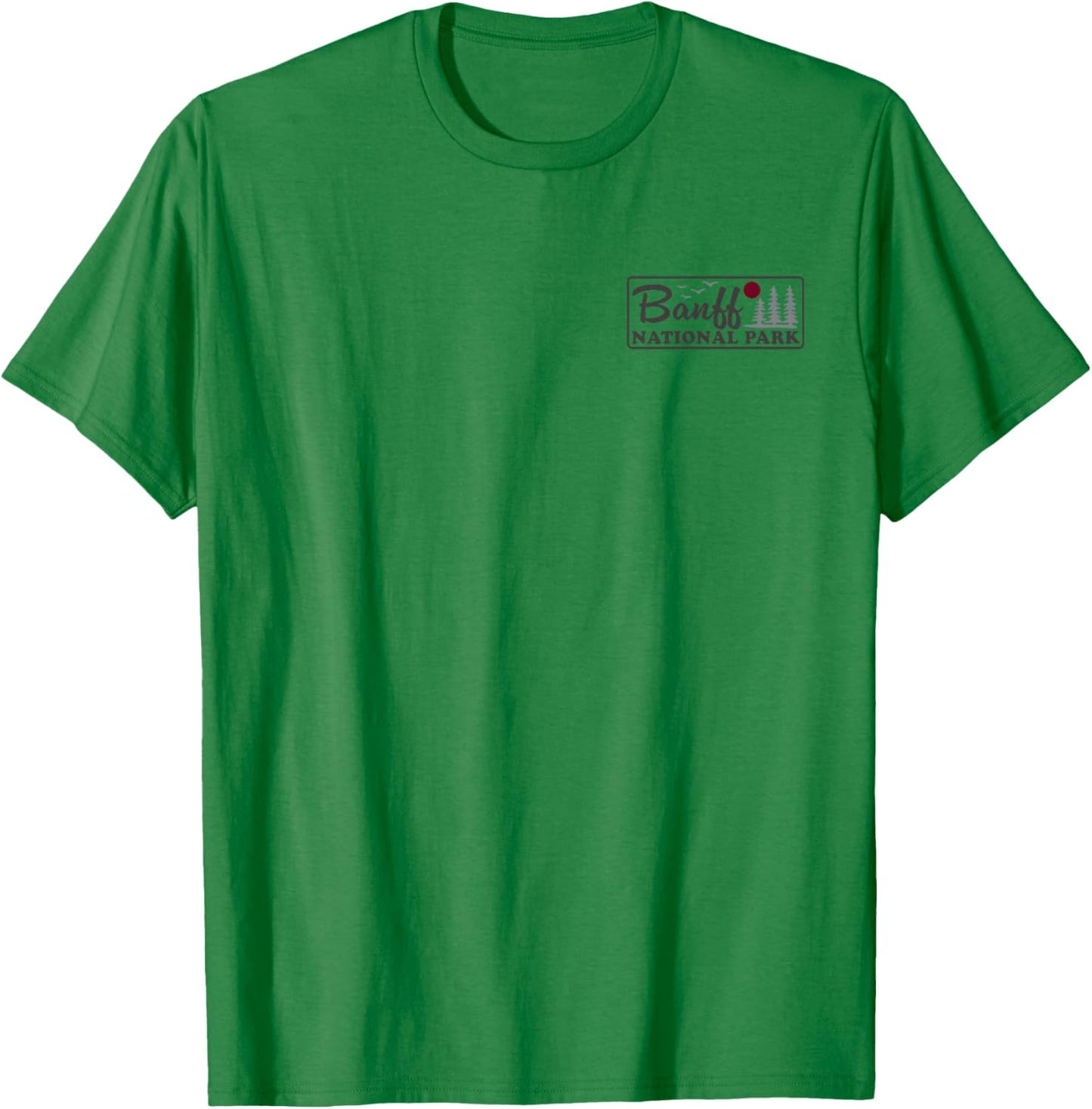 Banff National Park Canada Front and Back T-Shirt - T-Shirt | Irish Green