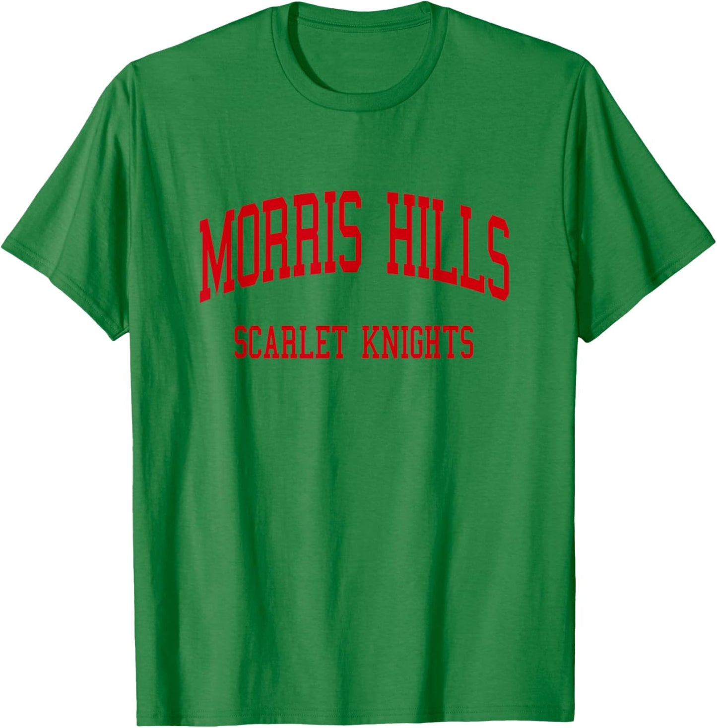 Morris Hills High School HS Rockaway NJ Retro T-Shirt - T-Shirt | Irish Green