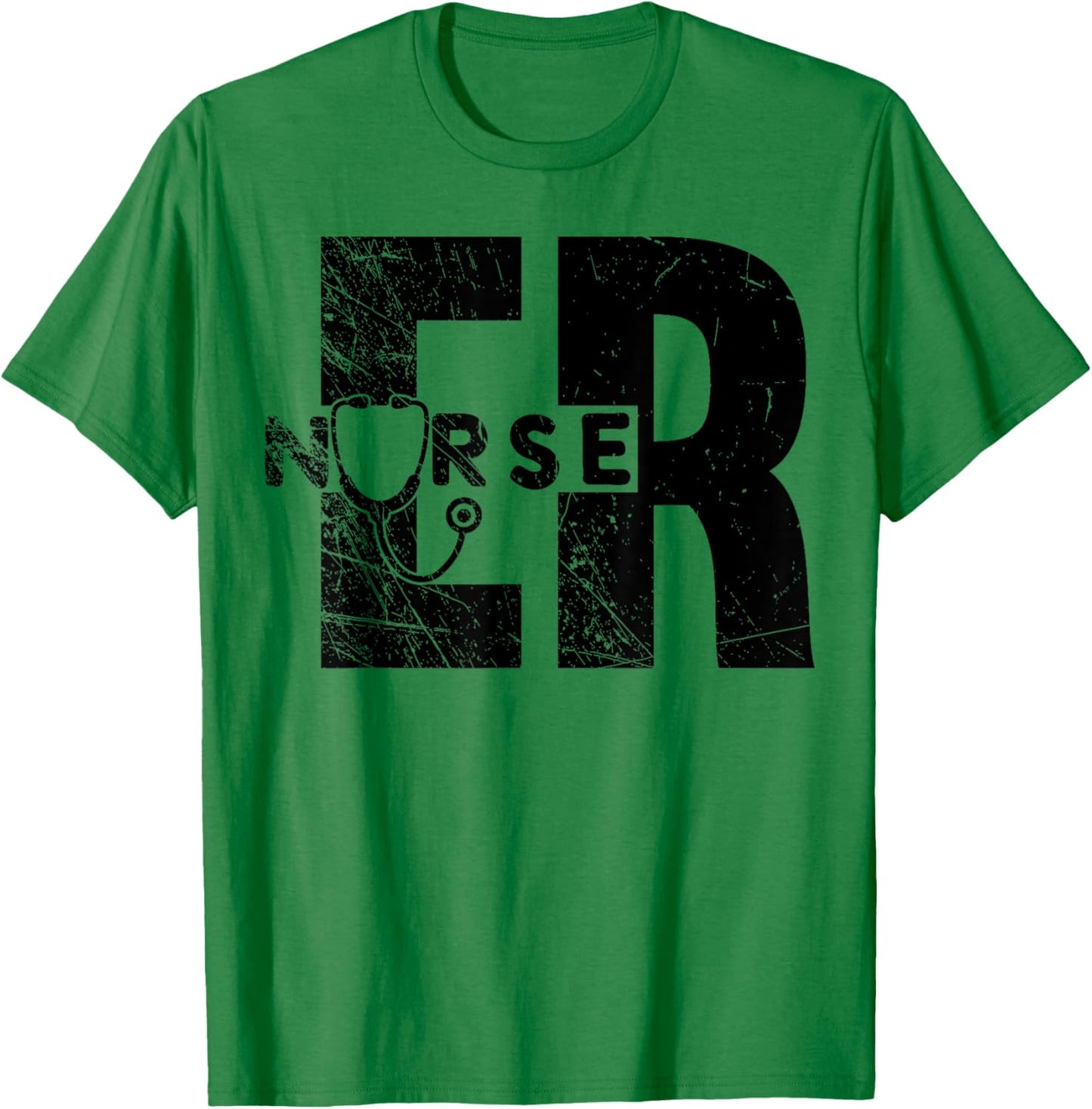 Proud ER Emergency Room Nurse, Nurse Lover T-Shirt - T-Shirt | Irish Green