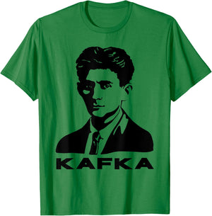 Franz Kafka Portrait T-Shirt - T-Shirt | Irish Green