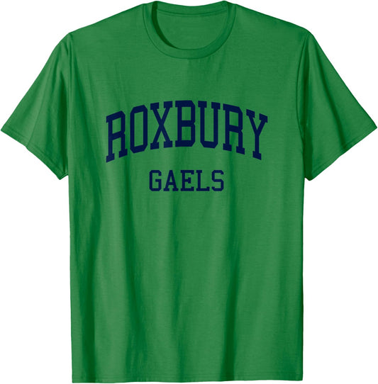 Roxbury High School HS Succasunna NJ Retro T-Shirt - T-Shirt | Irish Green