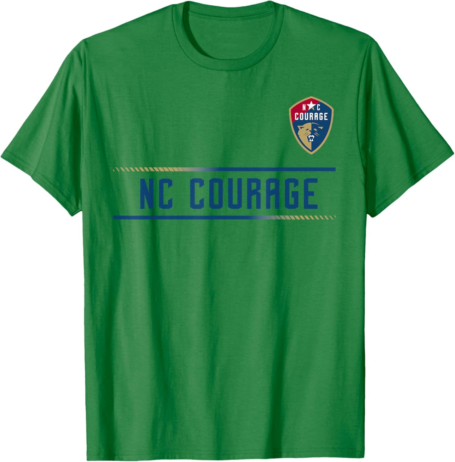 Officially Licensed North Carolina Courage NWSL Apparel T-Shirt - T-Shirt | Irish Green