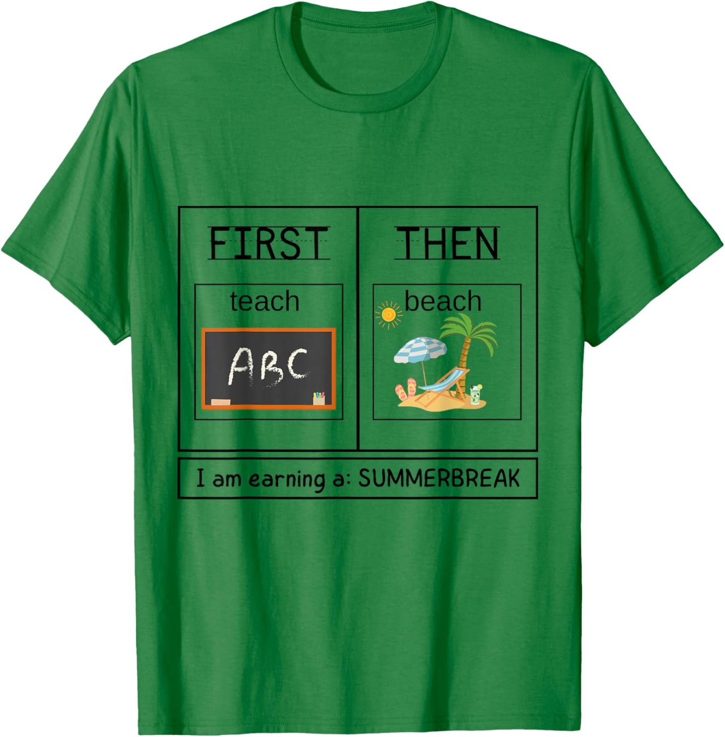 Special Education Teacher First Teach Then Beach Women T-Shirt - T-Shirt | Irish Green