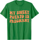 My Sweet Potato Is Pregnant I Yam Matching Couples Pregnancy T-Shirt - T-Shirt | Irish Green
