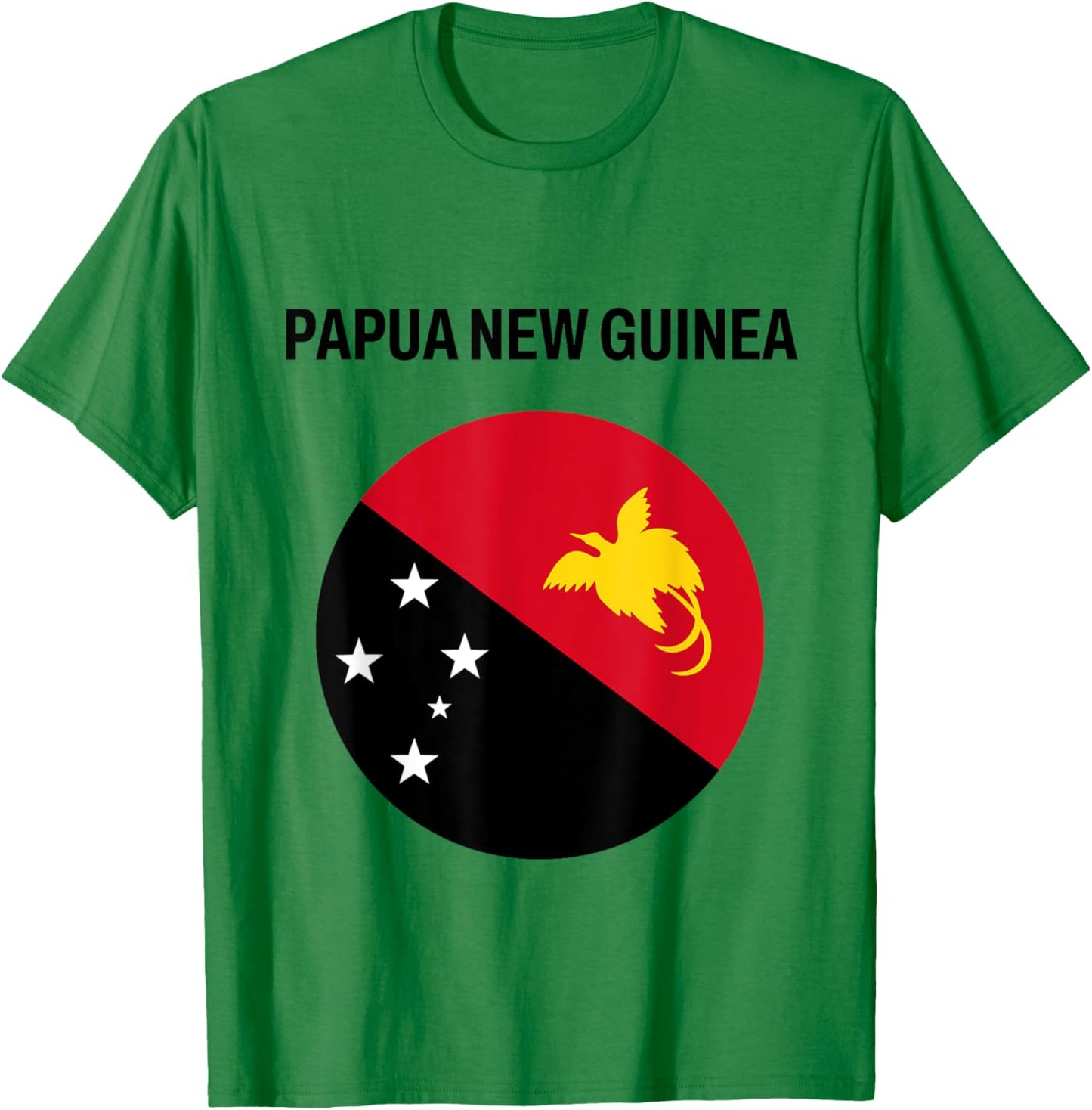 Papua New Guinea Flag Modern T-Shirt - T-Shirt | Irish Green