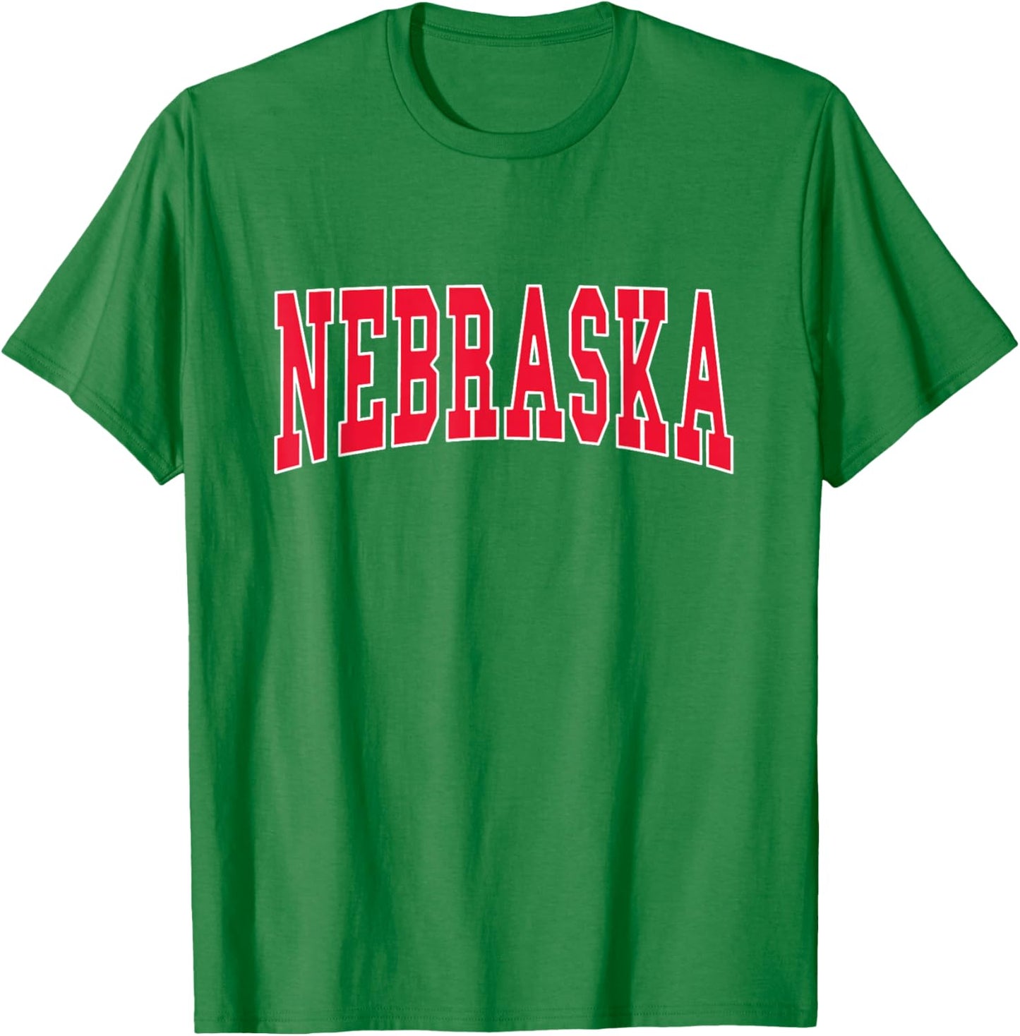 NEBRASKA - Throwback Design - Classic T-Shirt - T-Shirt | Irish Green
