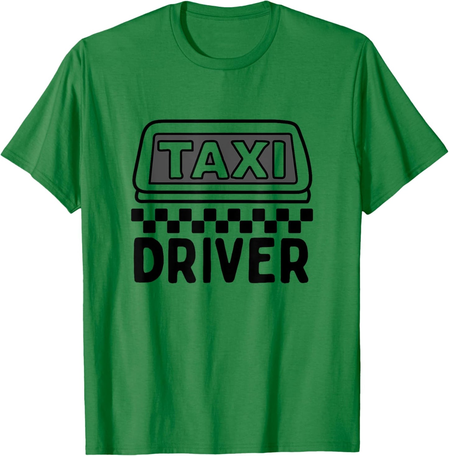 Yellow Taxi Costume Halloween Taxi Driving Funny Taxi Driver T-Shirt - T-Shirt | Irish Green