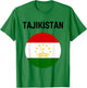 Tajikistan Flag Modern T-Shirt - T-Shirt | Irish Green