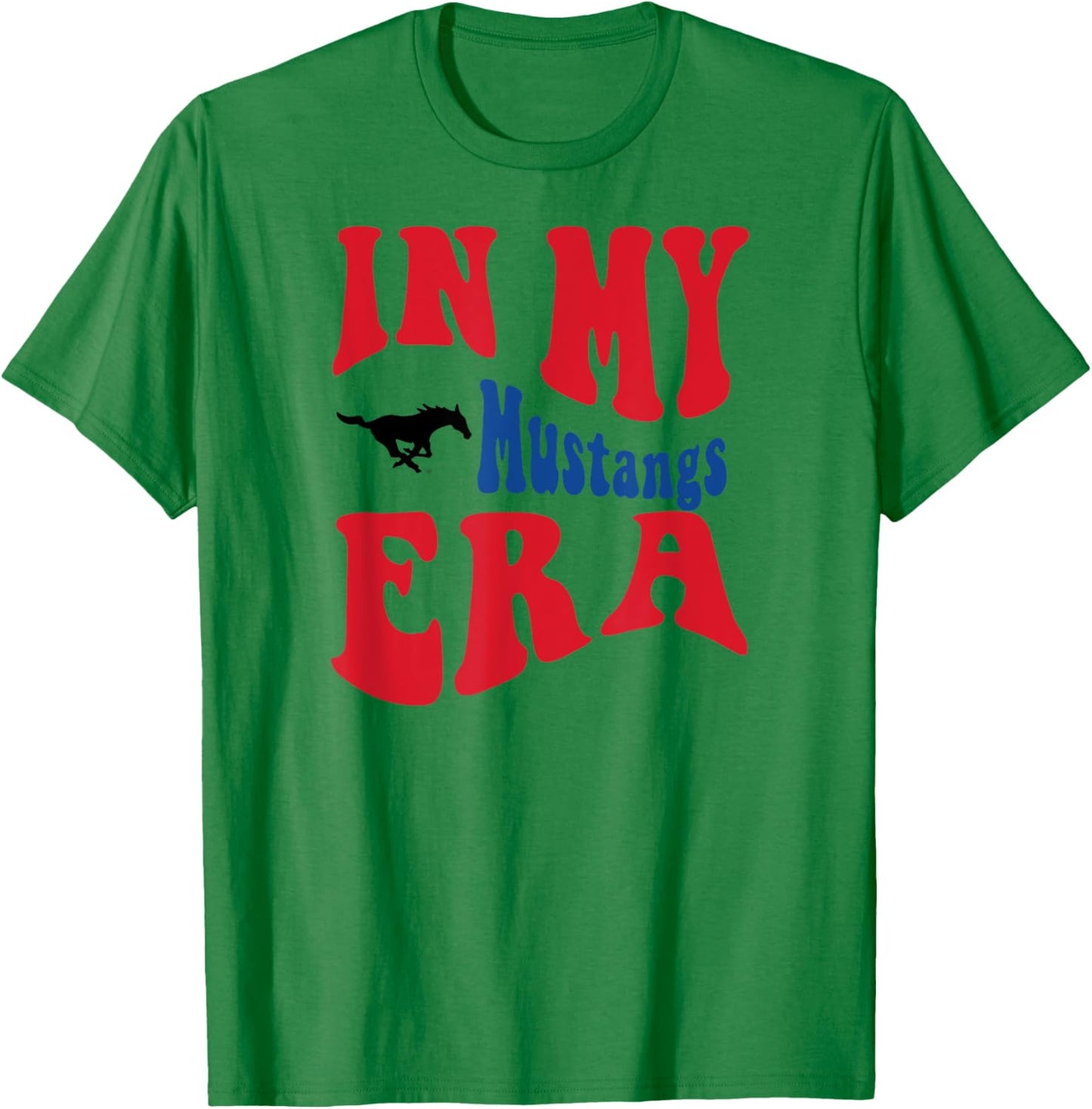 SMU Mustangs Era White Officially Licensed T-Shirt - T-Shirt | Irish Green
