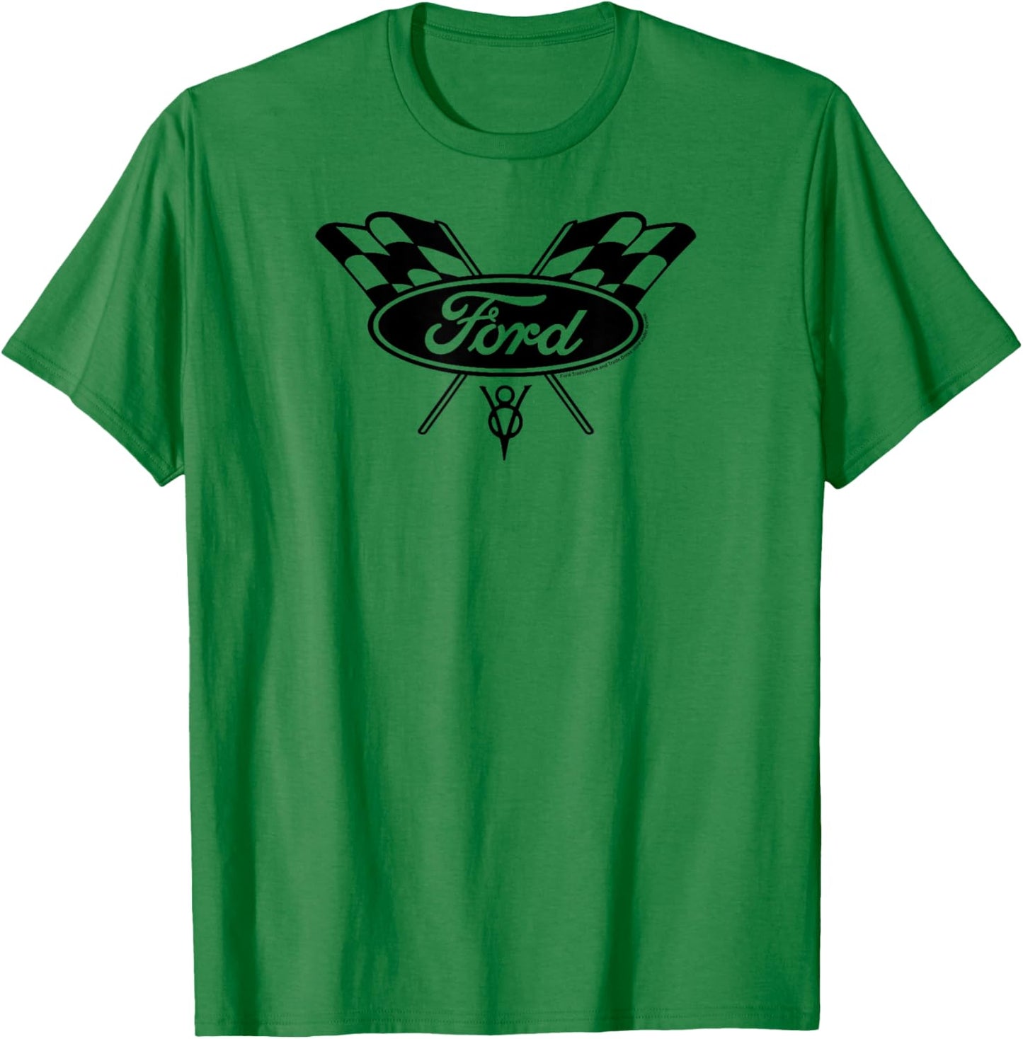 Ford Checker Ford Logo T-Shirt - T-Shirt | Irish Green