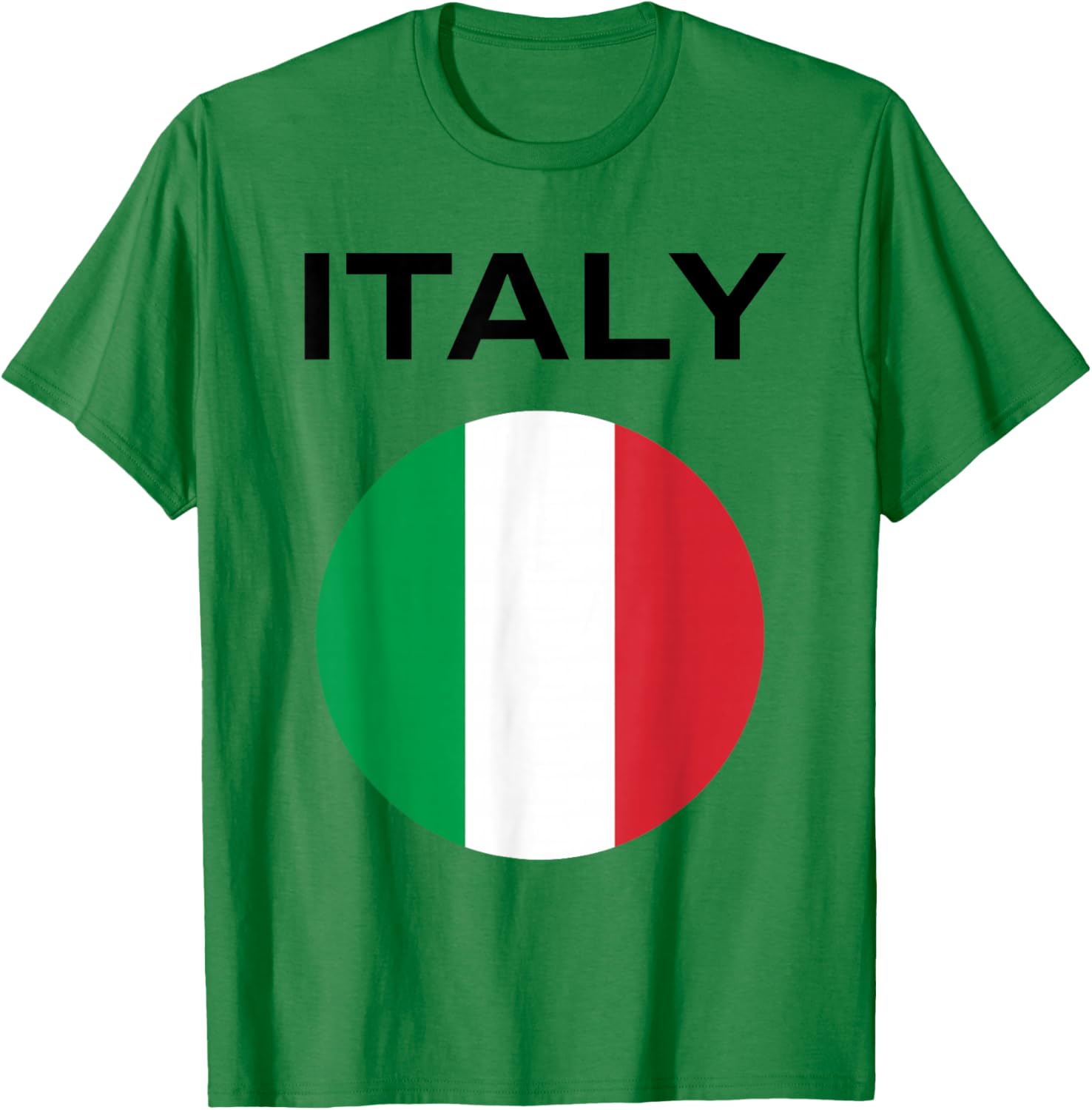Italy Flag Modern T-Shirt - T-Shirt | Irish Green