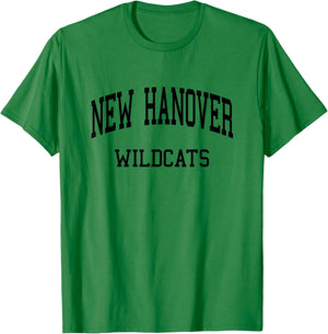 New Hanover High School HS Wilmington NC Retro T-Shirt - T-Shirt | Irish Green