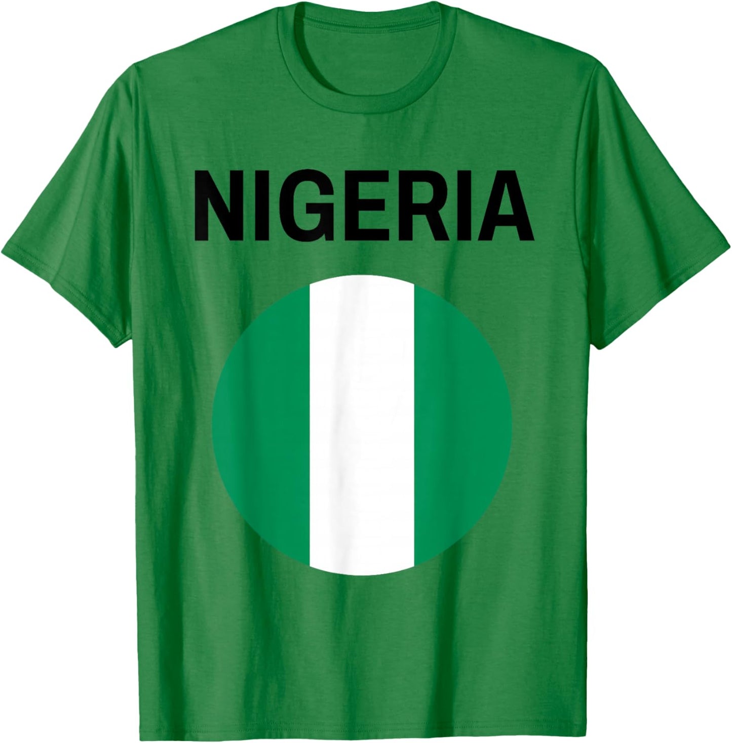 Nigeria Flag Modern T-Shirt - T-Shirt | Irish Green