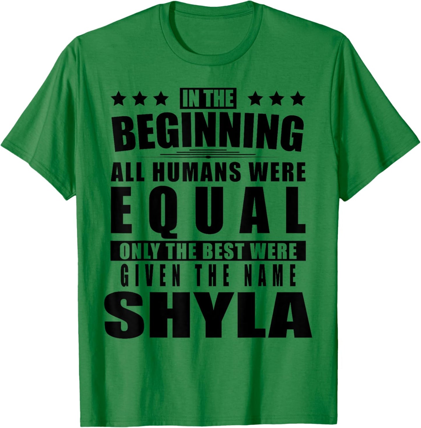 Name Shyla First Name Gifts - Funny Personalized Gift T-Shirt - T-Shirt | Irish Green
