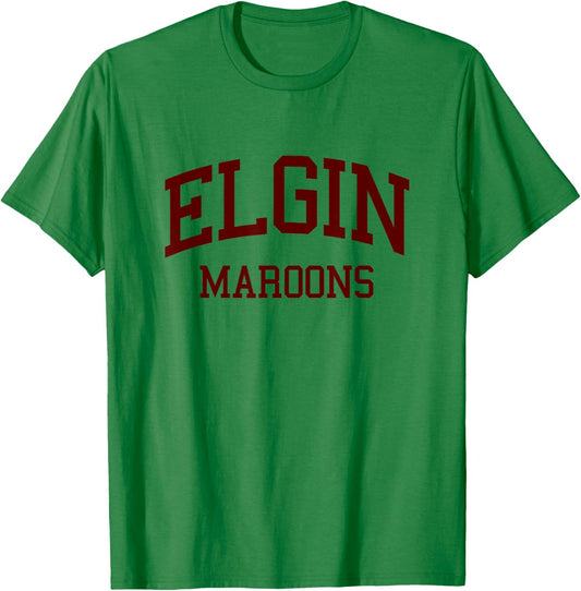 Elgin High School HS Elgin IL Retro T-Shirt - T-Shirt | Irish Green