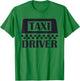 Yellow Taxi Costume Halloween Funny Taxi Driver Men Driving T-Shirt - T-Shirt | Irish Green