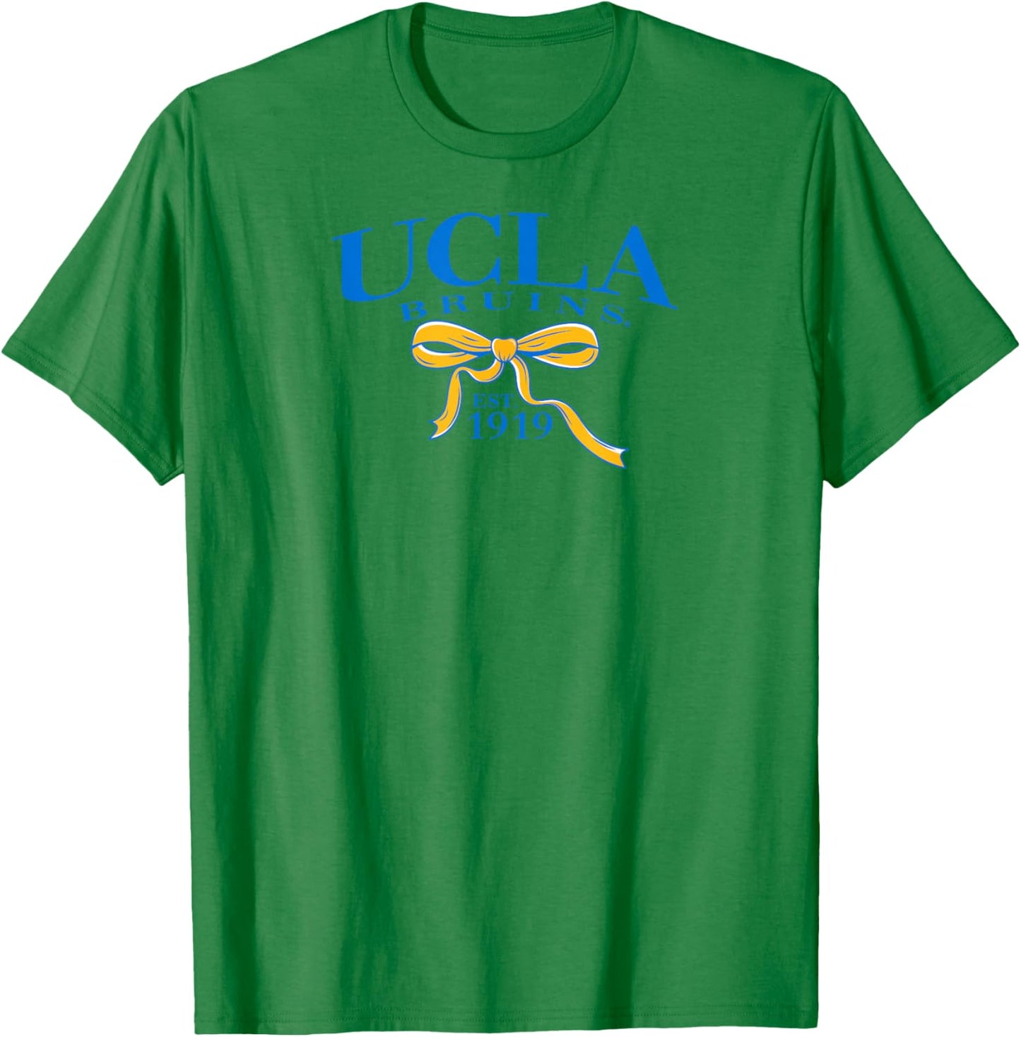 UCLA Bruins Bow Arch Gray Officially Licensed T-Shirt - T-Shirt | Irish Green