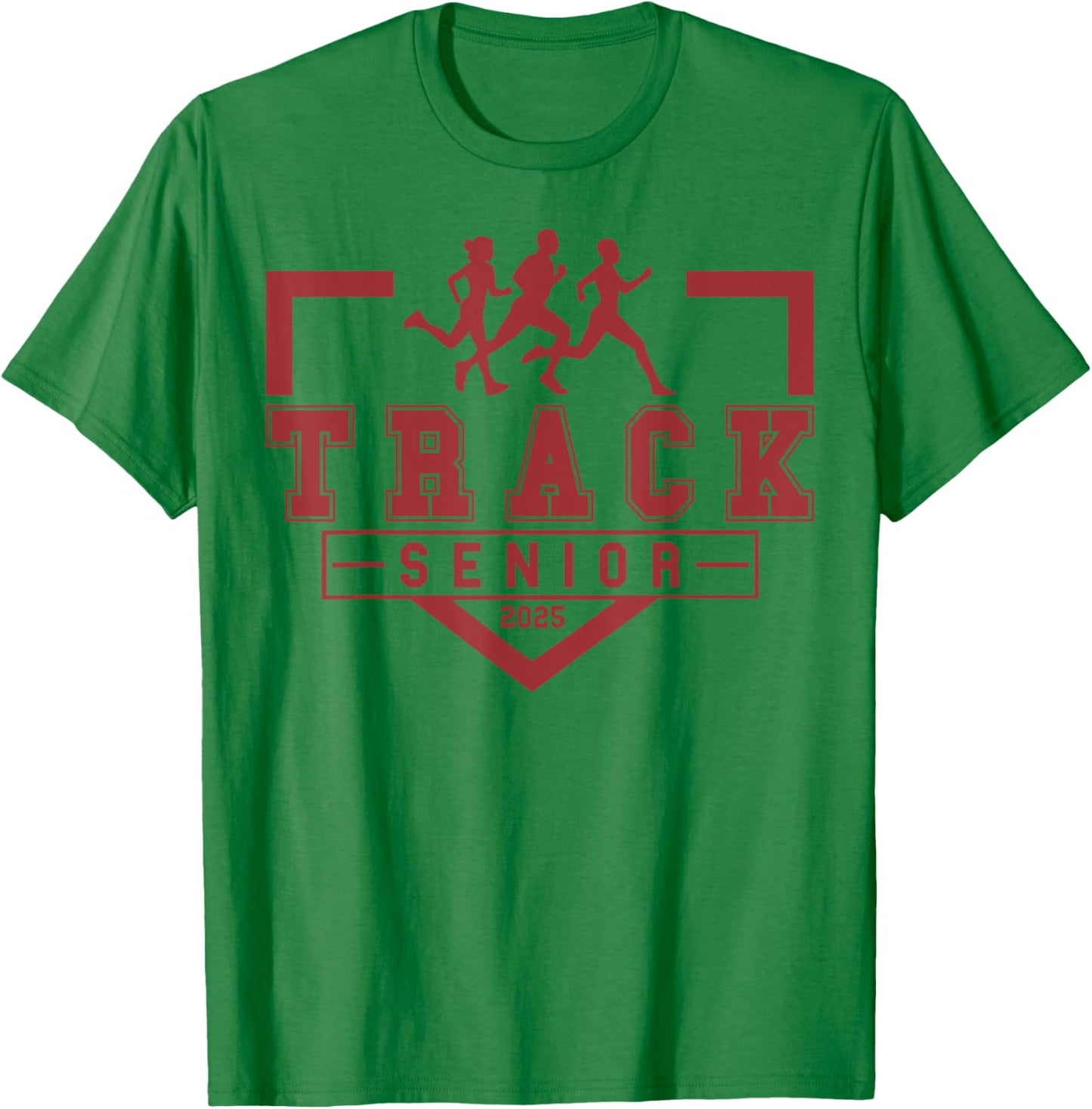 Track Senior Night Track Senior 2025 Graduation 36 T-Shirt - T-Shirt | Irish Green