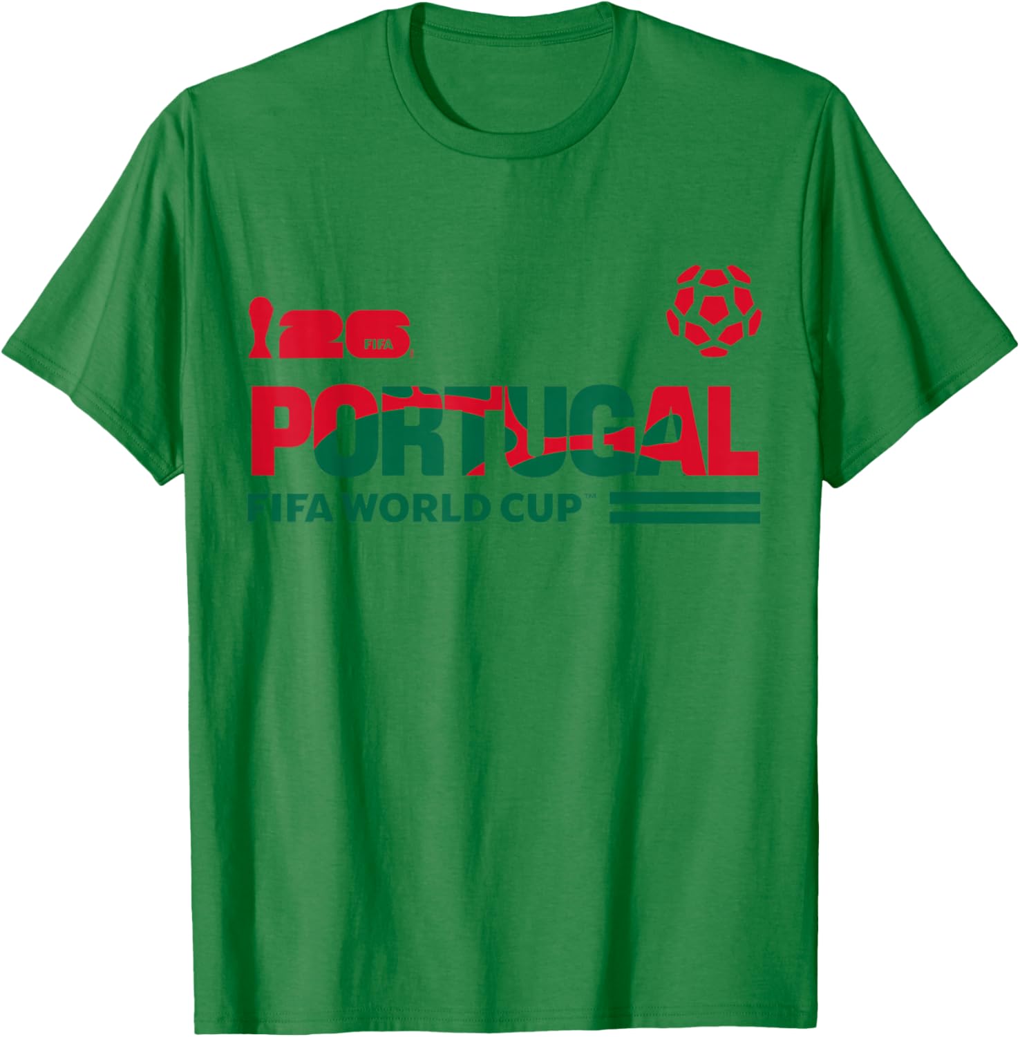 FIFA World CUP26 Qualifier Portugal T-Shirt - T-Shirt | Irish Green