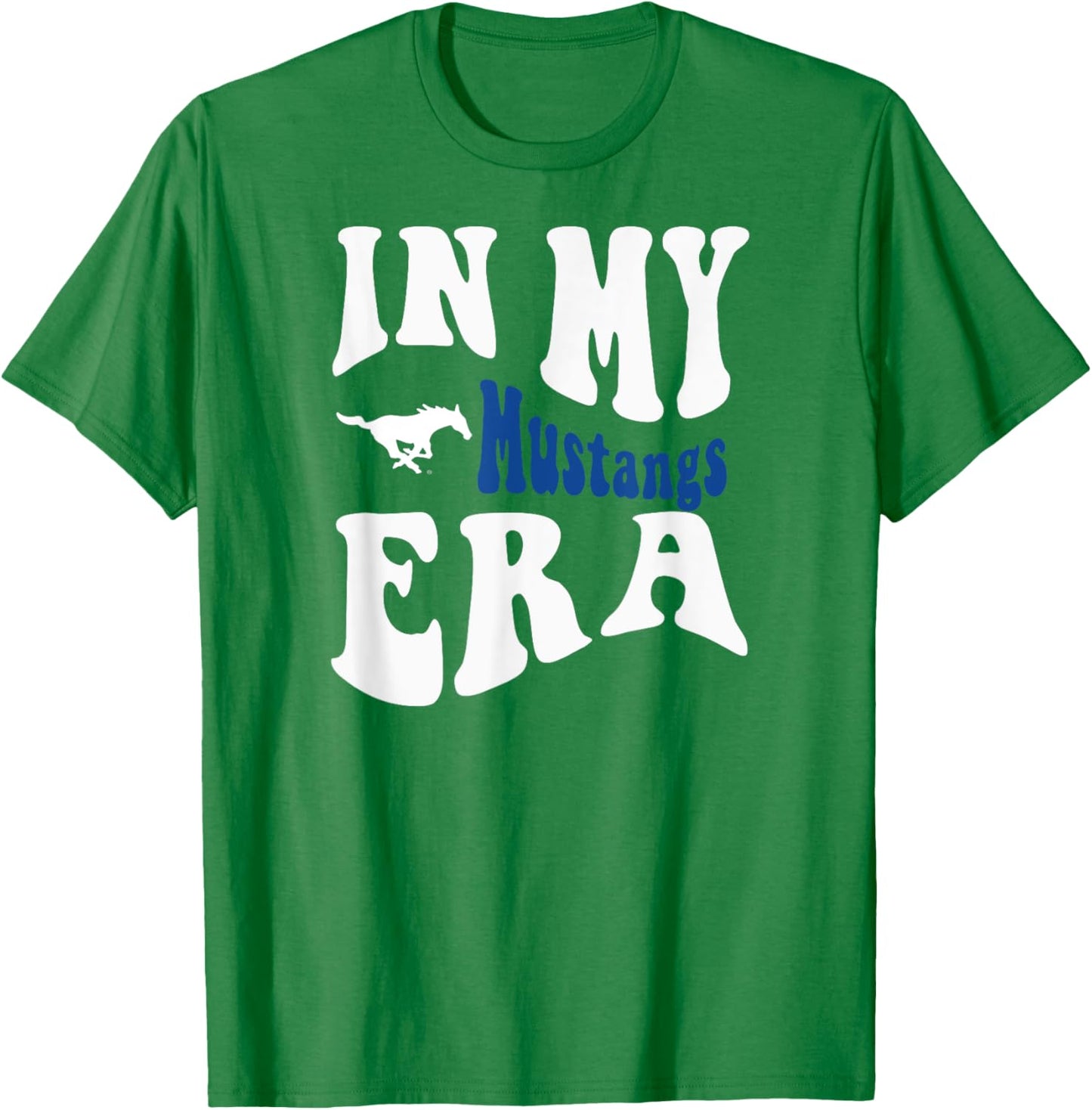 SMU Mustangs Era Red Officially Licensed T-Shirt - T-Shirt | Irish Green
