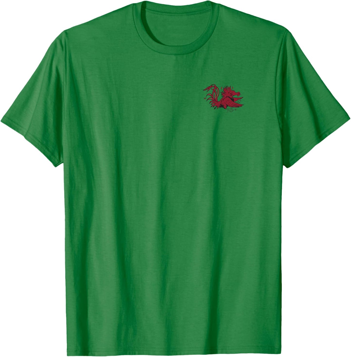 South Carolina Gamecocks Icon Front/Back White T-Shirt - T-Shirt | Irish Green