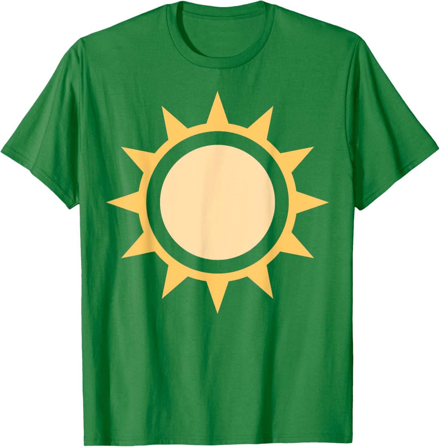 Sun Simple Sun Icon Design For Sunshine Summer Fun T-Shirt - T-Shirt | Irish Green